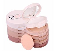 FantasyDay Professional 5 Colours Multi-layer Face Press Powder Xmas Makeup Palette Contouring Kit - Ideal for Professional and Daily Use