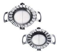 FantasyDay Ravioli Maker Set, 2 Pack Stainless Steel Pierogi Dumpling Maker Wrapper Pastry Dough Press Pie Empanada Press Mould Pastry Crimpers, Pelmeni Dumplings - Home Cooking Kitchen Accessories