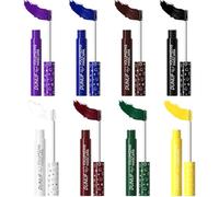 FantasyDay Smudge-Proof Colorful Mascara Set Liquid Lash Extensions Cosmetics, 8 Pcs Washable Volumizing Lengthening Defining Curling No Clumping Mascara Premium Xmas Eye Makeup Gift Set
