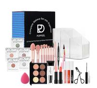 FantasyDay Xmas Makeup Sets Multifunctional Exquisite Makeup Gift Set Cosmetics for Face, Eyes and Lips - Make Up Beauty Kit with Eyeshadow Palette Lipstick Concealer Powder Blush Mascara