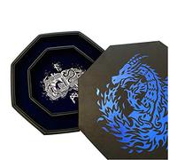 Fantasydice- Fire Dragon - Dice Tray - 20CM Octagon with Lid and Dice Staging Area- Holds 5 Sets of Dice(7 / Standard) For All Tabletop RPGs Like D&D, Call of Cthulhu, Shadowrun. (Blue Wizard)
