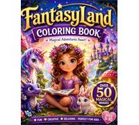 FantasyLand.: Coloring Book for Kids Ages 5-10.