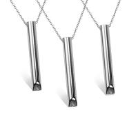 Fantasyon 3PCS Anxiety Relief Necklace Anapana Breathing Necklace Stress Relief Necklaces for Breathing Exercises,Meditation, Gifts for Women