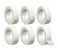 Fantasyon 6 Rolls Tape Micropore Surgical Tape, 1.25cm x 54m Adhesive Medical Tape Microporous Tape for First Aid Taping Bandages Breathable Eyelash Extension