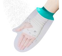 Fantasyon Waterproof Hand Cast Cover for Shower After Surgery, Soft Comfortable Cast Protectors for Broken Hands, Fingers, Wrists, Reusable Elastic Cast Bag for Bandage, Wound Care Supplies