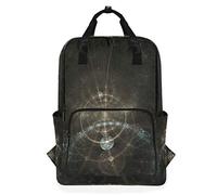 FANTAZIO Abstract Fractal Physical Mathematical Space Backpack Casual Daypack