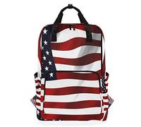 FANTAZIO American USA Flag Backpack Casual Daypack