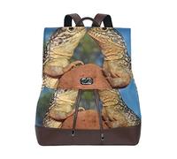 FANTAZIO Backpack Chameleon Lizard Travel Bag
