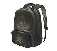 FANTAZIO Backpacks Abstract Fractal Physical Mathematical Space with Detachable Cross Bag Daypack