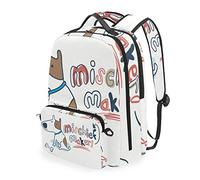 FANTAZIO Backpacks and Cross Bag Dog Mischief Maker School Bag set