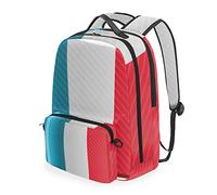 FANTAZIO Backpacks and Cross Bag France Flag School Bag set