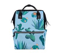 FANTAZIO Backpacks Beautiful Cactus Flowers School bag canvas Daypack