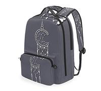 FANTAZIO Backpacks Boho Style Dreamcatcher with Detachable Cross Bag Daypack
