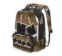 FANTAZIO Backpacks Empty Blank Film Frames Hanging Pattern with Detachable Cross Bag Daypack