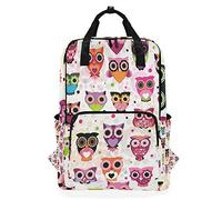 FANTAZIO Cute Pretty Owls Backpack Casual Daypack
