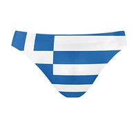 FANTAZIO Flag of Greek Mens Sexy Bikini Swimwear Soft Swimsuit Men Brief