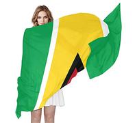 FANTAZIO Flag Of Guyana Lightweight Soft Scarf shawl for Women Winter Wrap Shawl
