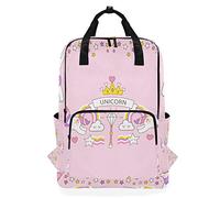 FANTAZIO Flying Unicorns Backpack Casual Daypack