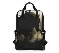 FANTAZIO Horse Under Black Clouds Backpack Casual Daypack