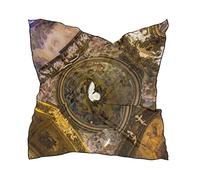 FANTAZIO Kerchief Rome Art Lightweight Fashion Scarf & Head Wrap for girls Square Shape