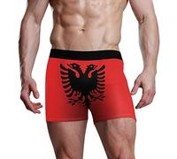 FANTAZIO Men's Boxer Brief Flag of Albania Mens Underwear
