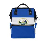 FANTAZIO Mummy Bag Backpack El Salvador Flag School Bag