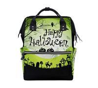 FANTAZIO Mummy Bag Backpack Happy Halloween Pattern School Bag