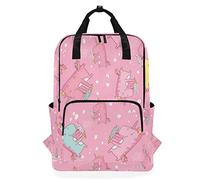 FANTAZIO Pink Unicorns Backpack Casual Daypack