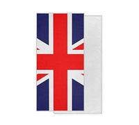 FANTAZIO Towels Kitchen Bar Mop Towels Union Jack Flag Hand Towels