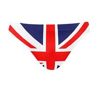 FANTAZIO Union Jack Flag Mens Sexy Bikini Swimwear Soft Swimsuit Men Brief