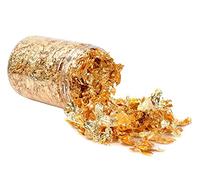 FANTCI Gold Leaf Gilding Flakes, 10g Gold Metallic Foil Flakes for Nail Art, Painting, Crafts, Slime and Resin Jewelry Making, DIY Crafts, Slime and Resin Jewelry Making
