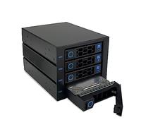 FANTEC 2553 WR-C3141-12G/6G SAS/SATA 12G backplane housing for 4 x 3.5 inches / 2.5 inches HDD/SSD on a Tray in a 3X 5.25 Module