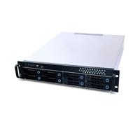 FANTEC SRC-2080X07-12G/6G-BCE 19" (48.3cm) 2U storage enclosure, 12G/6G backplane SFF-8643 for 8x SATA/SAS HDD/SSD 3.5" (8.9cm) external, 2x 2.5" internal, installation depth 550mm, black