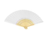 Fantellici Folding Fan - Vintage Retro Elegant Hand Fan | 8 Inch Wooden Silk Folding Fan, Chinese Japanese Style Fan for Dancing Cosplay for Wedding Parties Accessories for F