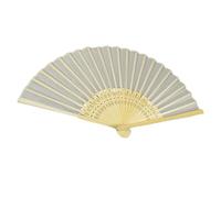 Fantellici Folding Fan - Vintage Retro Elegant Hand Fan | 8 Inch Wooden Silk Folding Fan, Chinese Japanese Style Fan for Dancing Cosplay for Wedding Parties Accessories for F