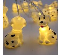 Fantes 1.5M 10 LED Puppy String Lights Battery Operated LED Dog Fairy Fantastic Lights for Bedroom Baby Room Child Room Birthday Party Decoration (Puppy)