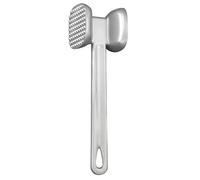 Fante's 43150 Non-Stick Meat Tenderizer Marinating Prep Tool, Double Sided, The Italian Market Original Since 1906, Metal, Silver