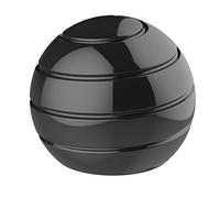 Fantes Kinetic Spinning Desk Toy Anxiety Relief Stress ADHD Anxiety Reliever (Black, Dia-38mm)