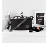 Fantifant Musicbox Bag for the Toniebox I Freely adjustable inner compartments I Adjustable, removable shoulder strap with pad I Mesh bag for accessories (e.g. 10 Tonies) I Special edition black