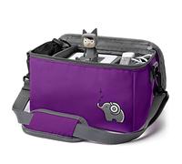 Fantifant Musicbox Bag for Toniebox in Seahorse Purple [+ Mesh Bag for Tonies ] FLEXIBLE TRANSPORT BAG FOR TONIEBOX I For Tonies Starter Set, Figures and Accessories I Made with recycled PET
