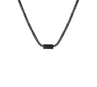 FANTIKAXW Custom Necklace for Men Boys,Personalized Names Words Square Box Chain Collar Gift