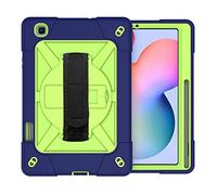 FanTing Cover for Samsung Galaxy Tab A7 10.4 2020 Case, with Bracket, Pen Slots, All-Inclusive Design, Ultra Thin Three-Layer Durable for Samsung Galaxy Tab A7 10.4 2020-Navy Blue+Peridot