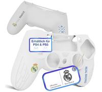 Fantroller® PS4 Controller Case with Official Real Madrid Design for Maximum Protection & Grip I PS4 Controller Case Available in Blue & White