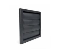 Fantronix 125mm Gravity Shutter Wall Vent Grille, Slate Grey