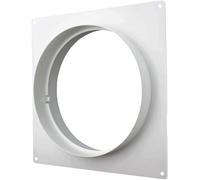 FANTRONIX 150mm Plastic Pipe Duct Connector with Spigot for Extractor Fan