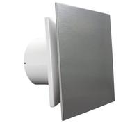 Fantronix NAZAIR 4 inch Silent Bathroom Fan with Pull Cord for Mould Control WC Shower Ventilation - 100 mm Modern Design Extractor with Powerful Air Flow Wall Ceiling Mounted