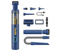 Fanttik Slim V8 Apex Car Vacuum, 4-in-1 Mini Cordless Handheld Vacuum(Blue)