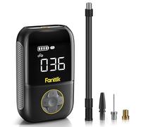 Fanttik X8 Portable Tire Inflator, Lightweight for Motorcycle tire, Cordless Air Compressor Pump, Rechargeable Battery, 150PSI with Digital Screen and LED for E-Bike, Bicycle, Car