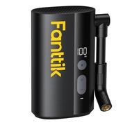 Fanttik X9 Ace Mini Bike Tire Pump, 32s Fast Inflate Electric Air Pump with Gauge, 150PSI, Presta and Schrader Valve, Road, Mountain, E-Bike, City