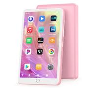 Fanvace 144GB MP3 Players with Bluetooth WiFi, Android 13 OS MP3 MP4 Players with 4" Touchscreen and Speaker, Spotify Music Players with Audible, FM Radio, Amazon Music, Play Store (Pink)